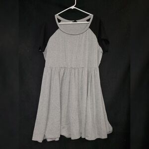 Torrid Gray And Black Skater Dress 2